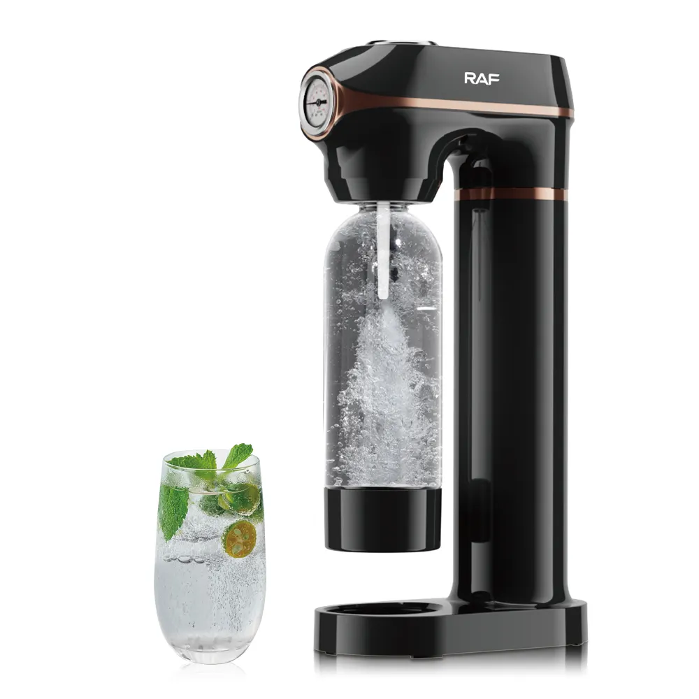 New Arrival RAF High Quality Soda Drink Sparkling Soda Water Maker Portable Desktop 1L Sparking Water Machine