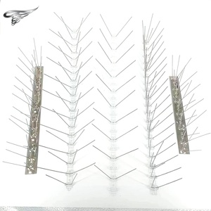 Pointes d'<span class=keywords><strong>oiseau</strong></span> en acier inoxydable 304-Pointes anti-pigeon et anti-montée pour toit et clôture (50cm résistant aux UV pour une utilisation en extérieur) - Product Image 1