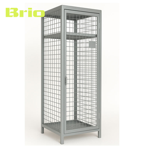 Brio – Rangement de vélos <span class=keywords><strong>en</strong></span> treillis métallique ventilé, verrouillable, <span class=keywords><strong>en</strong></span> acier, pour résidentiel et industriel - Product Image 2