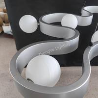 Lustre en verre nuage style nordique américain, branche florale, acier inoxydable durable, éclairage doux pour chambre et salons