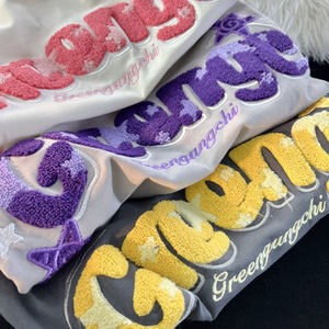 Мужская хлопковая Футболка большого размера, 300 Gsm, простая футболка большого размера с принтом на заказ, простая футболка оверсайз с индивидуальным принтом - Product Image 4