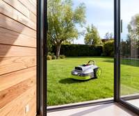 Lopkin L1500 Industrieller DIY Elektrischer Kabelloser Roboter-Rasenmäher Batteriebetrieben RTK-Vision App-Steuerung 24V 7,5Ah Selbstfahrend IPX6