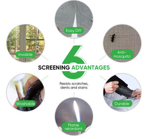 Enceinte de piscine Écran rétractable réglable <span class=keywords><strong>Moustiquaire</strong></span> étanche pour piscine et patio Maille anti-insectes - Product Image 4