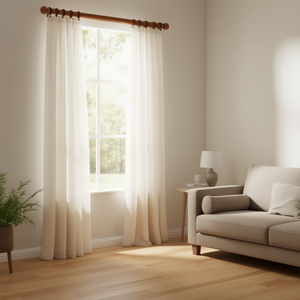 Rideaux brodés Sarab Sunflower, panneau de 2,50 m de large x 2,30 m de long - Product Image 2