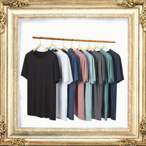 Wholesale 100% Cotton Men's T-Shirt Breathable Embroidered Plain Design Casual Style Plus Size Option Custom Blank Design - Product Image 2