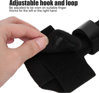 Attelle de doigt réglable en néoprène Star pour la protection orthopédique des luxations, entorses et fractures, et le redressement