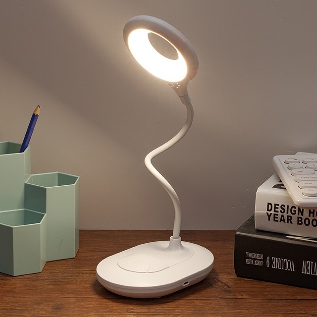 Led Table Lamp Eye Protect Soft Light 3-Color Temperature Eye Protect Adjustable USB Learning Table Lamp