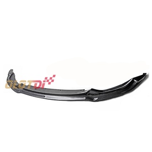 V Style Front Bumper Lip Chin Spoiler Side Winglet <b>Splitter</b> for BMW F80 M3 F82 F83 M4 Carbon Body Kits - Product Image 2