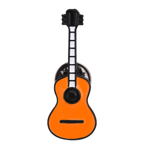Broche de Aleación de Zinc con Forma de Guitarra y Violín, Serie Musical, Creativo, Laca, Regalo Musical, Accesorios, Adornos de Instrumentos Musicales, Arte - Product Image 2