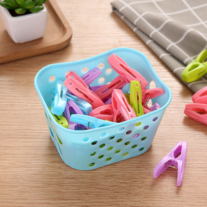 Offre Spéciale – Petits clips en plastique <span class=keywords><strong>pour</strong></span> le rangement domestique, le séchage des draps, la fixation des serviettes et des vêtements sur balcon – Durables et écologiques, également adaptés aux chaussures - Product Image 5