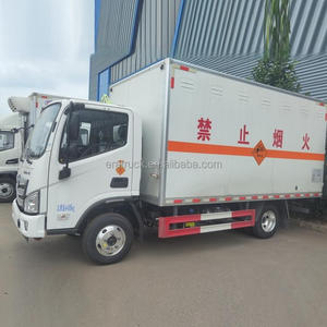 Nouveau véhicule antidéflagrant 4x2 à conduite à gauche pour le <span class=keywords><strong>transport</strong></span> de marchandises dangereuses de première classe, équipement de feux d'artifice et de pyrotechnie, capacité 5-10 tonnes - Product Image 2