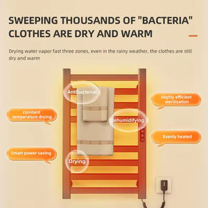 Étagère porte-serviettes électrique intelligente à température constante, installation facile, essentiels pour la salle de bain - Product Image 3