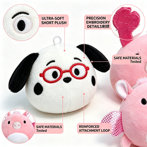Collezione di Giocattoli Interattivi con Registrazione Audio, Certificati CE e CPC, <span class=keywords><strong>Panda</strong></span> e Gatto Arcobaleno che Ripetono la Voce, Animali di Peluche - Product Image 3