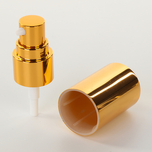 Manufacture Supply Cosmetic Packaging 20mm White <strong>Aluminium</strong> Gold Color Liquid Foundation <strong>Plastic</strong> Pump Lotion Cream Pump - Product Image 5