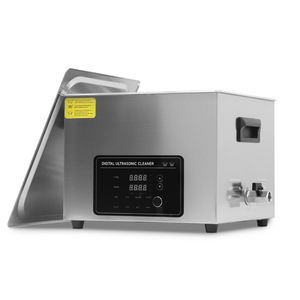 Mesin pembersih ultrasonik baja tahan karat Timer pemanas 15 liter untuk instrumen suku cadang elektrik perhiasan - Product Image 2