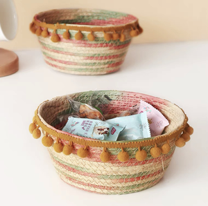 Panier de rangement en corde de coton JY avec salle de bain salon écologique panier de rangement en corde de coton - Product Image 4