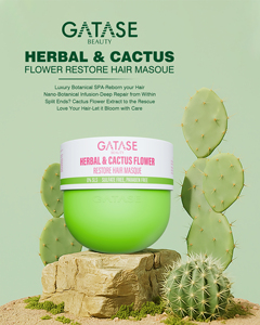 Huile Capillaire Réparatrice aux Herbes et aux Fleurs de <span class=keywords><strong>Cactus</strong></span> OEM GATASE – Soins Capillaires Professionnels Sous Marque Privée pour Cheveux Abîmés – Produits en Gros - Product Image 2