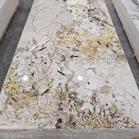 Panneaux et Plaques Murales en PVC Modernes, Imperméables et Ignifuges, Effet Marbre, avec Revêtement Anti-UV pour la Décoration de Villas, Hôtels et Appartements, Garantie 5 Ans