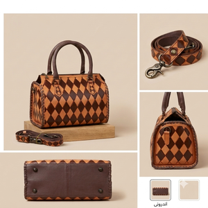 Sac à bandoulière vintage en néoprène pour femme, motif bonbon, sac à main tendance, sac fourre-tout, sac bandoulière, doublure en coton - Product Image 2