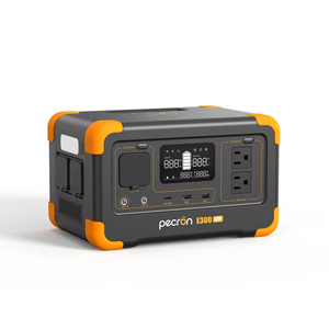 Station d'alimentation portable PECRON E300LFP 600W 288Wh LiFePO4 avec contrôleur MPPT, onde sinusoïdale pure, compatible solaire et télécommande, compatible voiture - Product Image 1