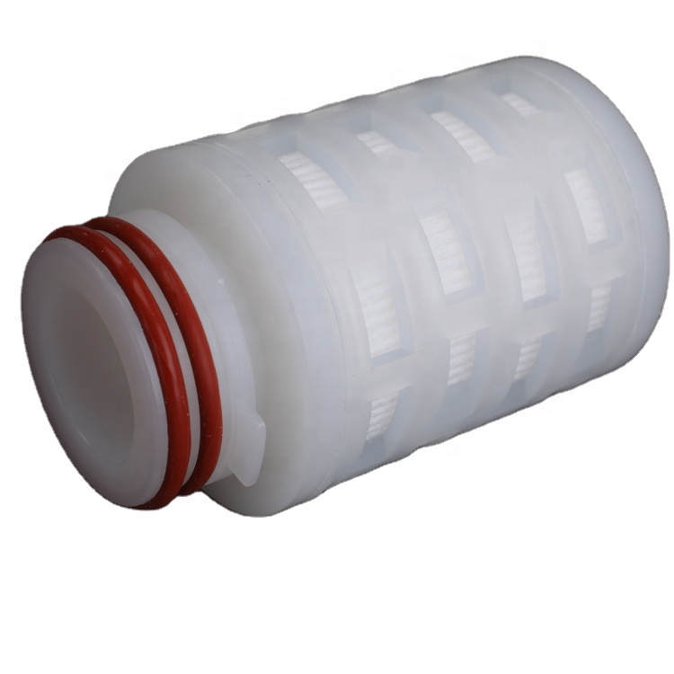0,22 микрон Гидрофобный PTFE Junior картридж для воздушного фильтра 5 дюймов PTFE мини-фильтр для ферментации стерильной фильтрации газа