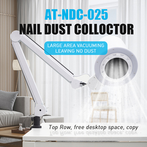 Nail Dust Filter Table Dust Collector with <b>Light</b> - Product Image 2