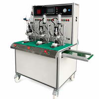 Machine d'assemblage semi-automatique pneumatique pour moteurs et roulements de robinets et vannes, certifiée ISO CE