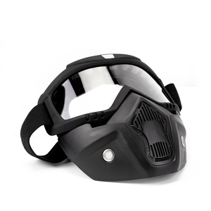 CS Game panahan masker Paintball pelindung lapangan penjaga wajah penuh dapat disesuaikan perlengkapan panahan Tag helm masker wajah untuk anak-anak dewasa - Product Image 2