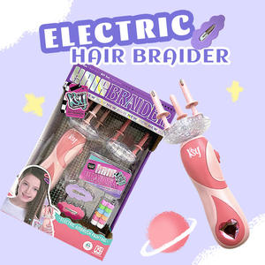 AiJH Kit de Coiffure Électrique DIY pour Enfants, Jouet de Salon de Beauté, Ensemble de Maquillage pour Filles, Jeu d'Imitation Préscolaire, Juguetes - Product Image 2