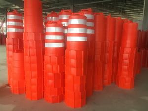 Barreras de Tráfico Llenas de Agua de 1000 mm de Altura, Trafitambos, Bloqueo de Carretera, Tambor de Tráfico Apilable - Product Image 2