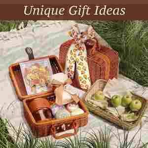 New Unique Rattan Birthday Gifts Set Relaxing Bath Spa Gifts for Her Women Friend Factory Customized Get Well Soon Gifts Basket - Product Image 2