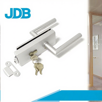 Fournisseur direct d'usine, porte en verre à double ouverture en aluminium au design moderne avec serrure et clés pour une utilisation en extérieur, cuisine, chambre
