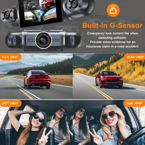 Telecamera da cruscotto W2 1080P in offerta speciale, 3 pollici, WiFi, anteriore, posteriore, sinistra, destra, con rilevamento del movimento e registrazione in loop - Product Image 2