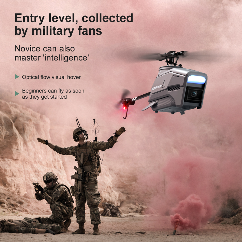 L1 6 Gyro Spy Helicopter with 8k Camera - Perfect for Kids