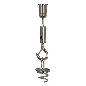 Pinza per cavo bidirezionale in ottone nichelato di alta qualità con anello per sollevatori di luce - Product Image 4