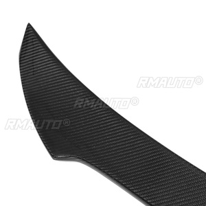 Alerón trasero de fibra de carbono ABS/Real para maletero de coche, extensión de alerón para Honda Civic X 10th Hatchback DTO V Style 2016-2019 - Product Image 6