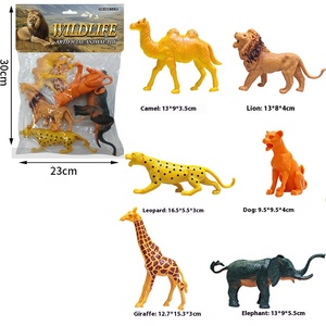 Juego de juguetes de dinosaurio de plástico pintado a mano, modelo de simulación transfronterizo para <span class=keywords><strong>niños</strong></span>, enseñanza cognitiva de animales salvajes congelados - Product Image 6