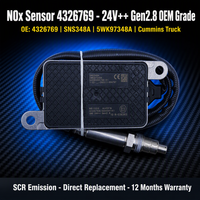 Capteur NOx 4326769 SNS348A 5WK97348A pour système SCR de camion lourd Cummins 24V