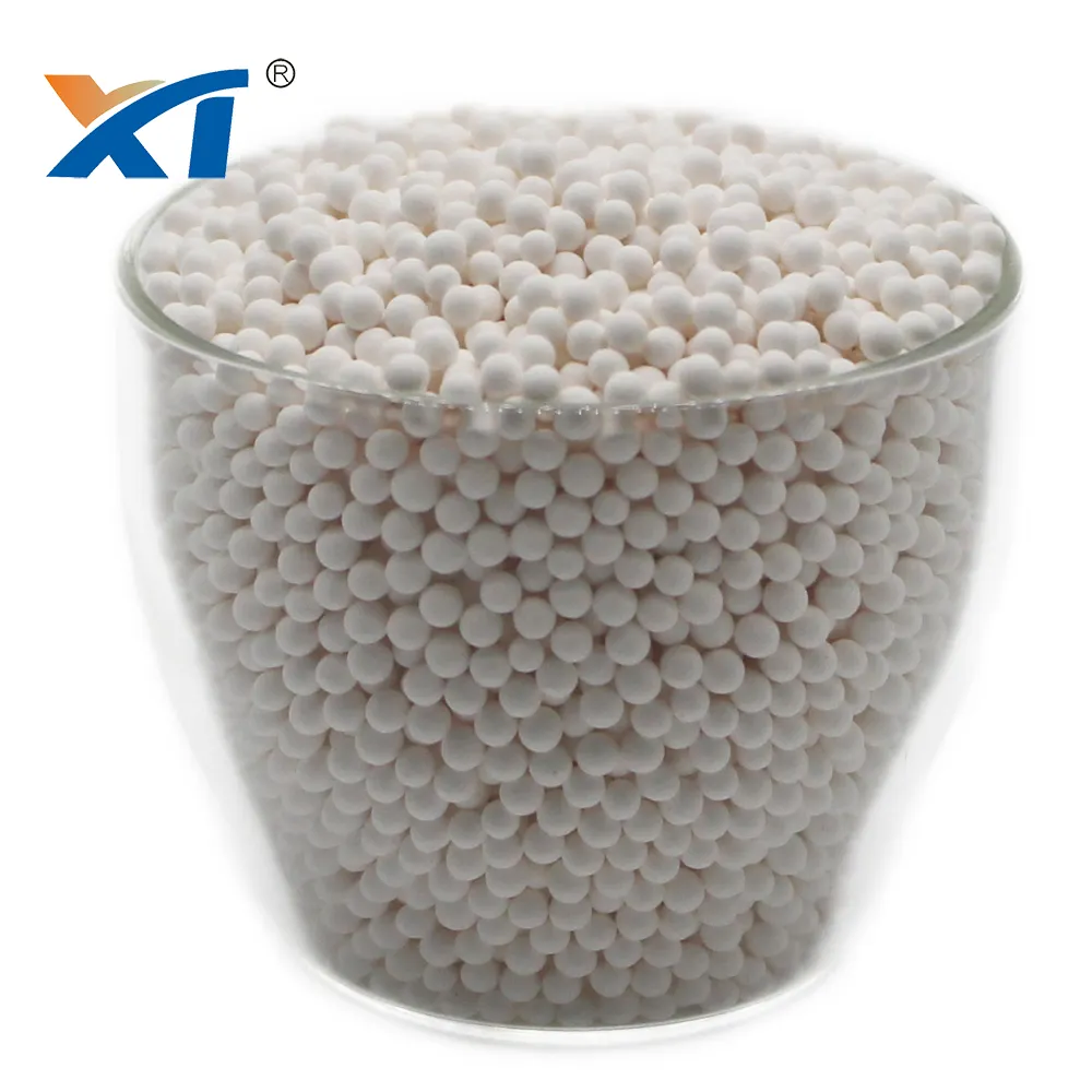 Adsorbente essiccante con sfere di allumina attivata da 1/8 "1/4" 3/16 "per l'essiccazione del Gas