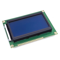 Layar LCD Modul Grafis Monokrom MAIJING 128x64 Resolusi 3.1 inci Port Paralel Serial dengan Lampu Latar LED, Laris Terjual