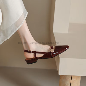 Design Footwear Spring <b>Leather</b> <b>Pumps</b> Pearl Beautiful Luxury Party High Heels Trendy Shoes Women's Pointed Toe - Product Image 1