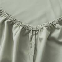Parure de draps 100 % bambou respirante avec taies d'oreiller en bambou et draps en eucalyptus pour usage domestique – Ensemble de draps plats en bambou