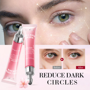 SADOER Crème Contour des Yeux Raffermissante et Hydratante au Collagène de Cerise, Soin Hydratant Anti-Cernes et Sérum Élastifiant pour les Yeux - Product Image 1
