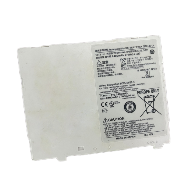 Battery LB-1A 1877A255 11.1V 2490mAh for Canon CXDI-70C CXDI-701C CXDI-702C CXDI-801C CXDI-401C WIRELESS DR
