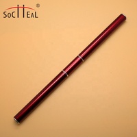 Offre Spéciale rouge métal poignée Double tête ongles outils brosse à ongles Liner Gel ovale Ombre 5 pièces Nail Art pinceaux ensemble
