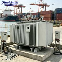 Transformateur électrique SinoShine, équipement électrique, transformateurs 200-5000 kVA, immergés dans l'huile, bobine en cuivre ONAN 35 kV