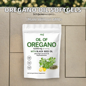 Cápsulas de Aceite de Orégano y Semilla Negra Puro y Natural, Antioxidante, 180 Unidades, Sin GMO, Para Adultos, Directo de Fábrica, MOQ Bajo, Personalizable - Product Image 2