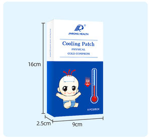 माइग्रेन और बुखार के लिए थोक कूलिंग जेल पैच राहत और नीले ठंडे मैनथोल बच्चों के गर्म और ठंडे पैक - Product Image 3
