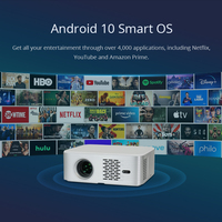 Proyector Hotack L003T Smart Android TV Phone WIFI, Full HD, 2300 Lúmenes, Cine en Casa, Video Proyector LCD LED Mini