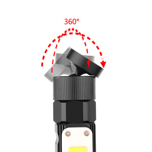 ยุนมัยไฟฉายพับได้ 90 องศา ไฟ LED แบบ COB สำหรับทำงาน ชาร์จไฟได้ พร้อมหัวปรับได้ สำหรับใช้ภายในและภายนอกอาคาร - Product Image 5